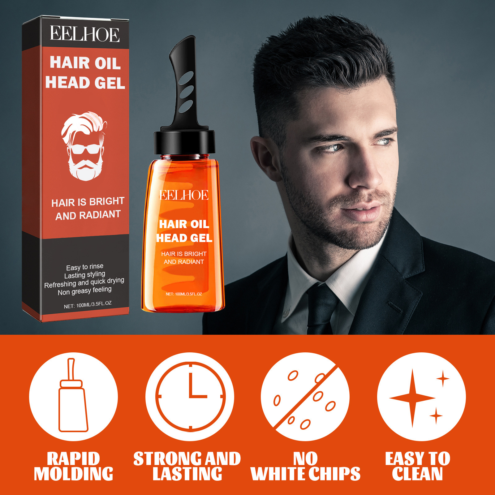 Hair Care For Men - EELHOE 2 in 1 Professional Hair