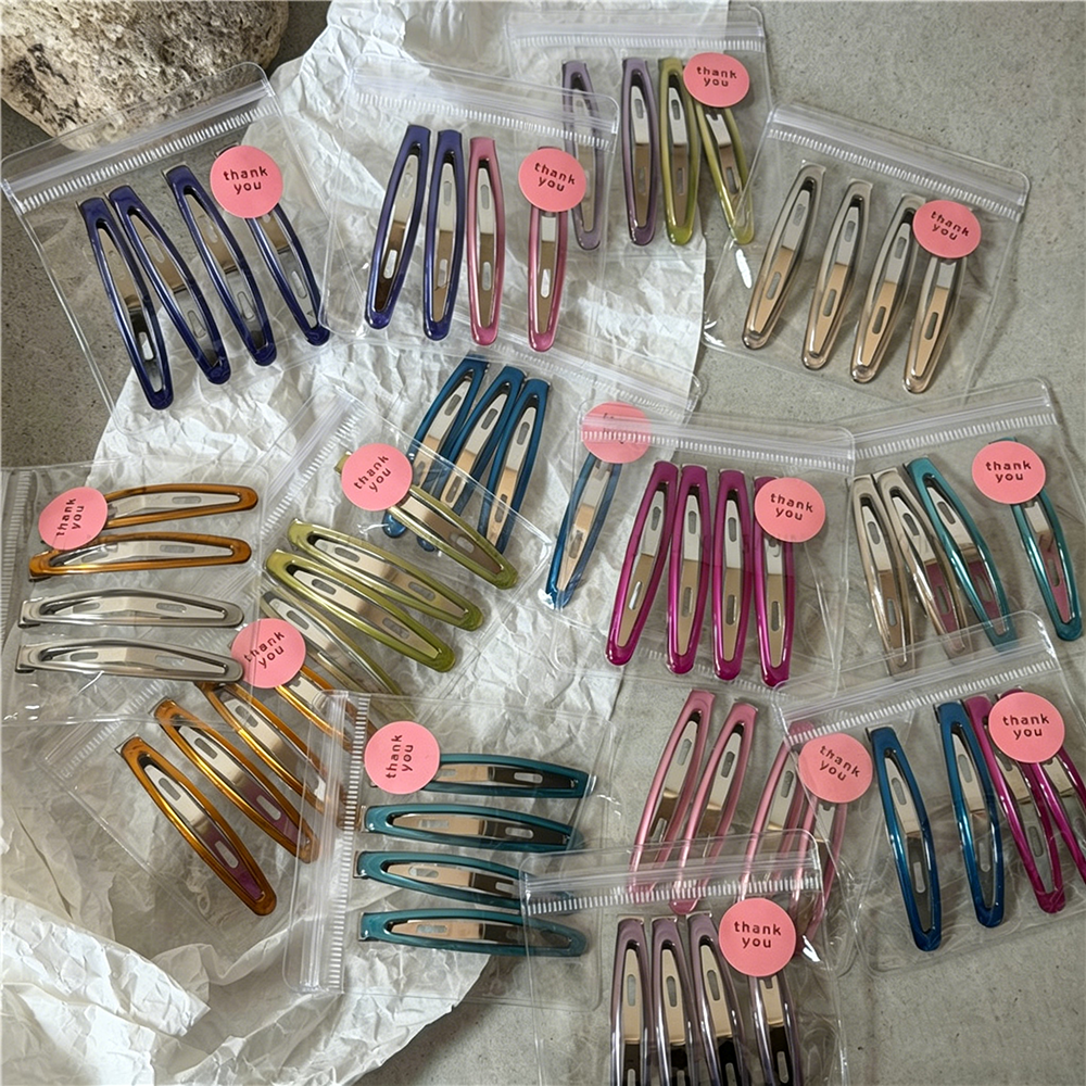 Bobby Pin Bulk - New K-style Icy Clear Snap Hair