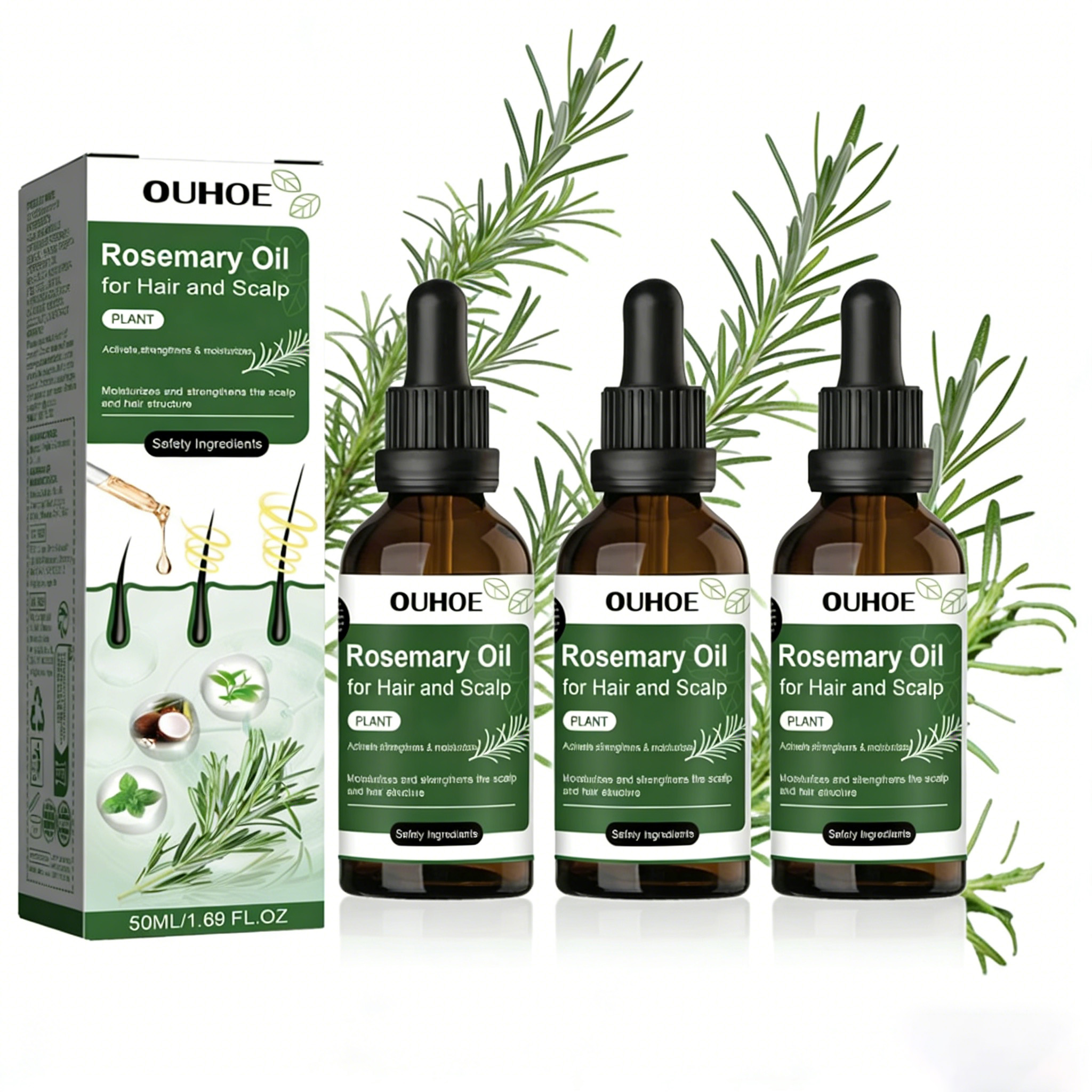 Hair Care Korean Products - Rosemary Hair Growth Oil Hair Care