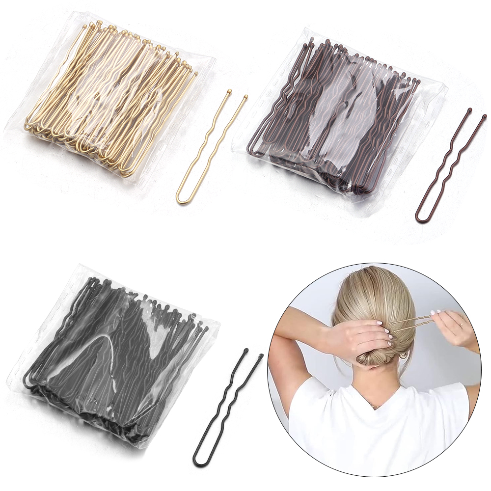 50Pcs Women Girls U Shaped Hai – Bobby Pin Bulk Bewertung und Preis