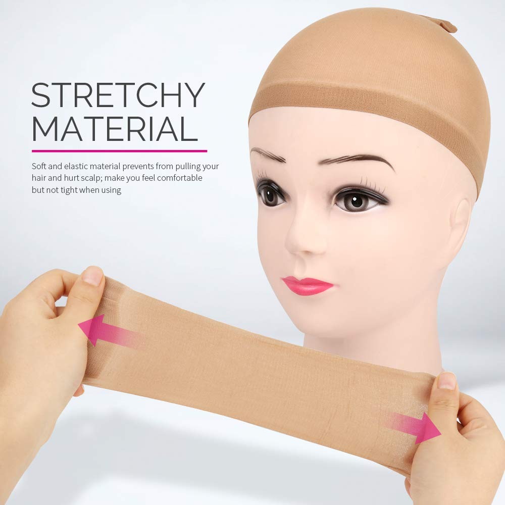 Wig Caps Hair Nets Weave Hairn – Wig Cap Stocking Bewertung und Preis
