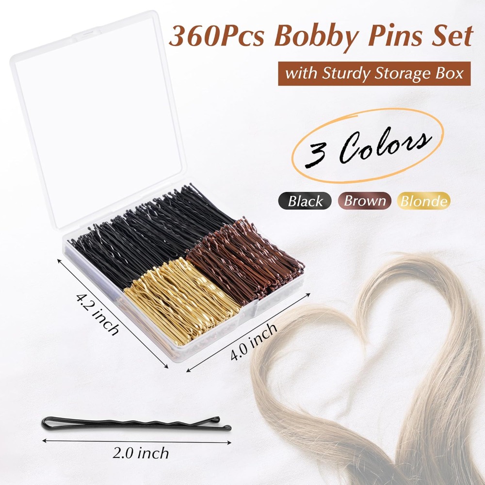 Bobby Pins 360 Pcs Brown Blond – Bobby Pin Bulk Bewertung und Preis