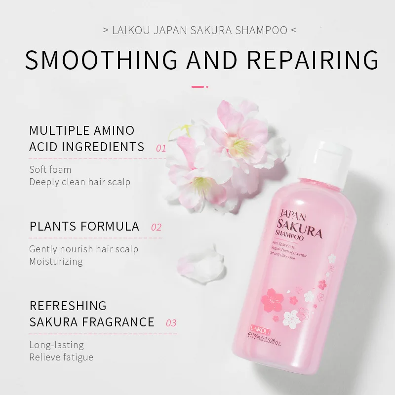 LAIKOU Japan Sakura  Shampoo R – Hair Care Korean Products Bewertung und Preis