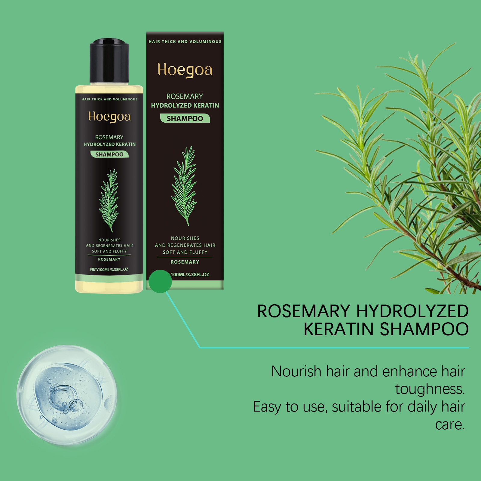 Rosemary Hair Thickening Shamp – Hair Care For Men Bewertung und Preis