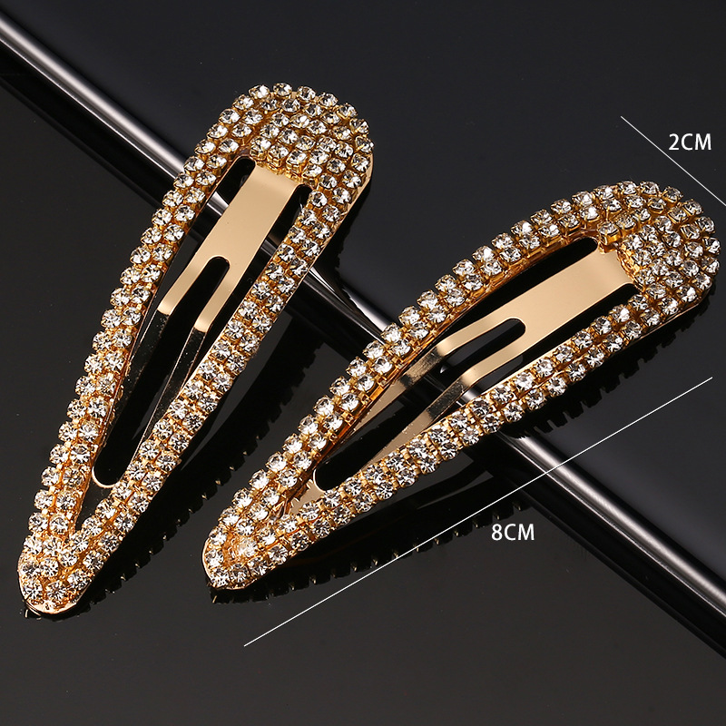 Elegant Metal Drop Rhinestone  – Bobby Pin Bulk Bewertung und Preis