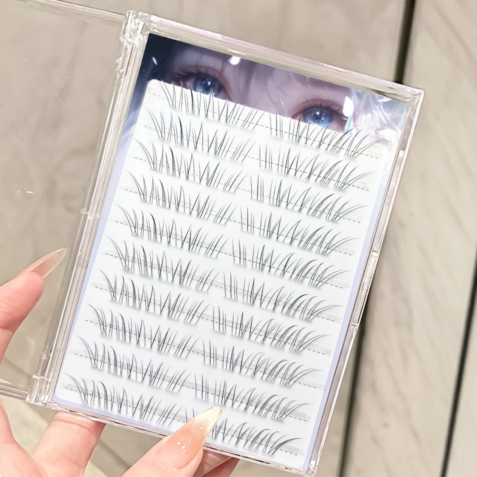 Korean Style False Eyelashes B – Hair Care Korean Products Bewertung und Preis