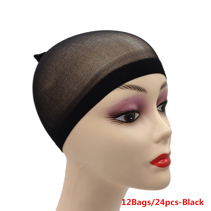 12Bag/24pcs Fashion Stretchabl – Wig Cap Stocking Bewertung und Preis
