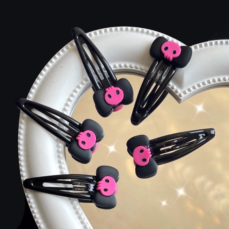 Skull Hairpin Bows Barrettes   – Bobby Pin Bulk Bewertung und Preis