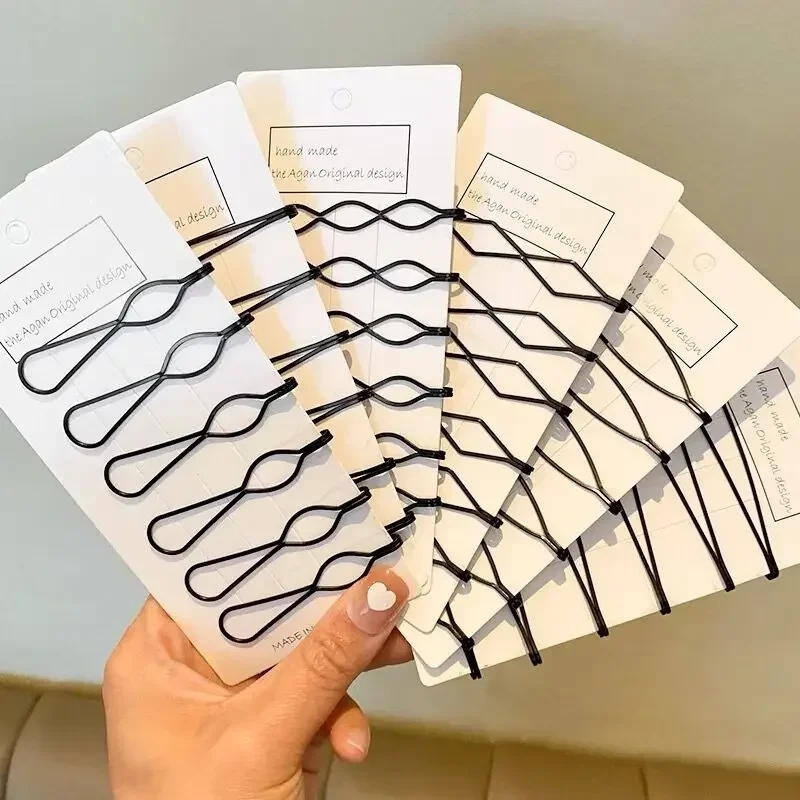 3/24pcs Black Simple Bobby Hai – Bobby Pin Bulk Bewertung und Preis