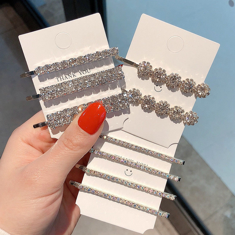 Crystal Side Bangs Hair Clips  – Bobby Pin Bulk Bewertung und Preis