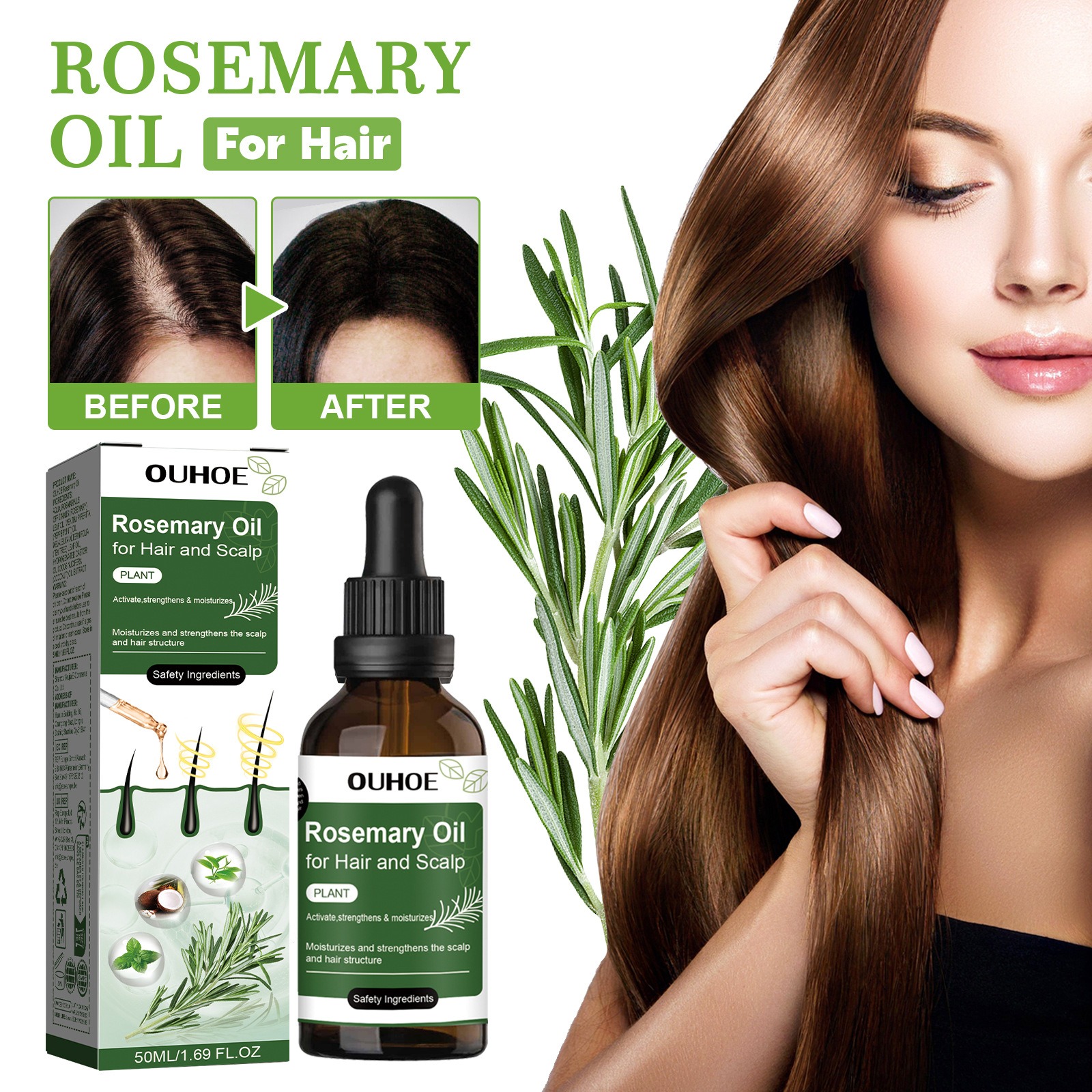 Rosemary Hair Growth Oil Hair  – Hair Care Korean Products Bewertung und Preis
