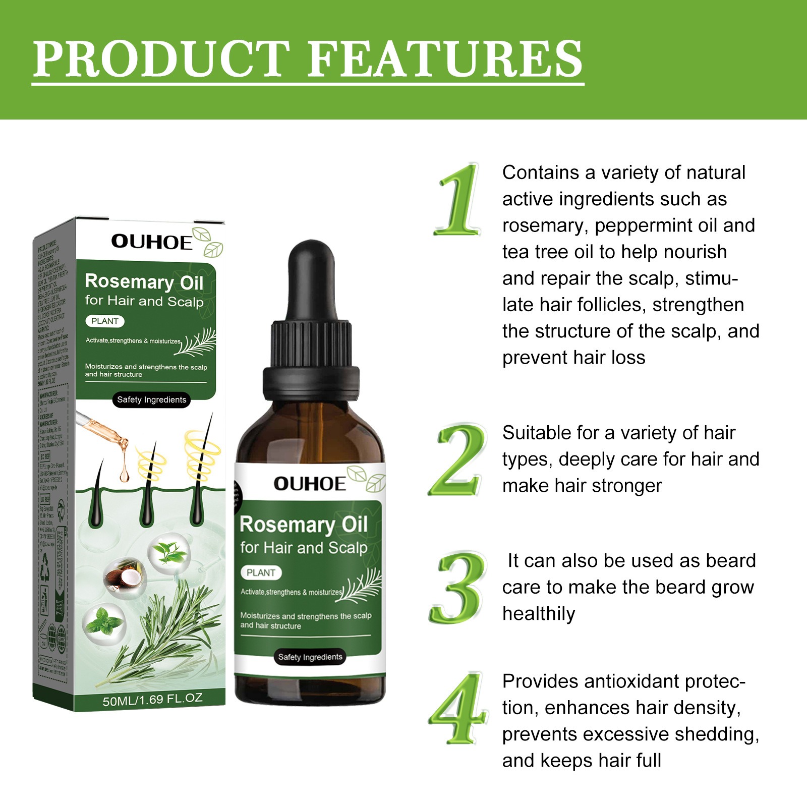 Rosemary Hair Growth Oil Hair  – Hair Care Korean Products Bewertung und Preis