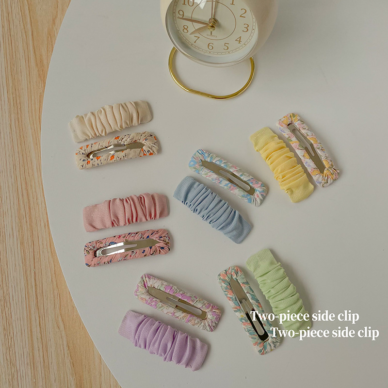 2pcs Girls Sweet Floral Print  – Bobby Pin Bulk Bewertung und Preis