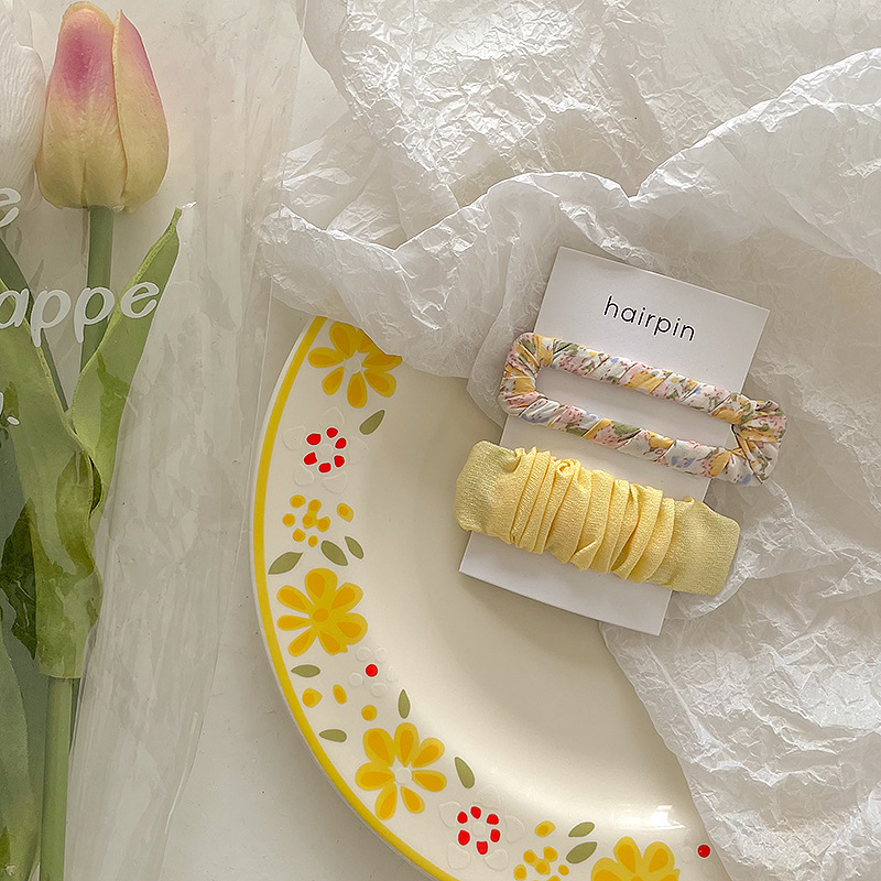 2pcs Girls Sweet Floral Print  – Bobby Pin Bulk Bewertung und Preis