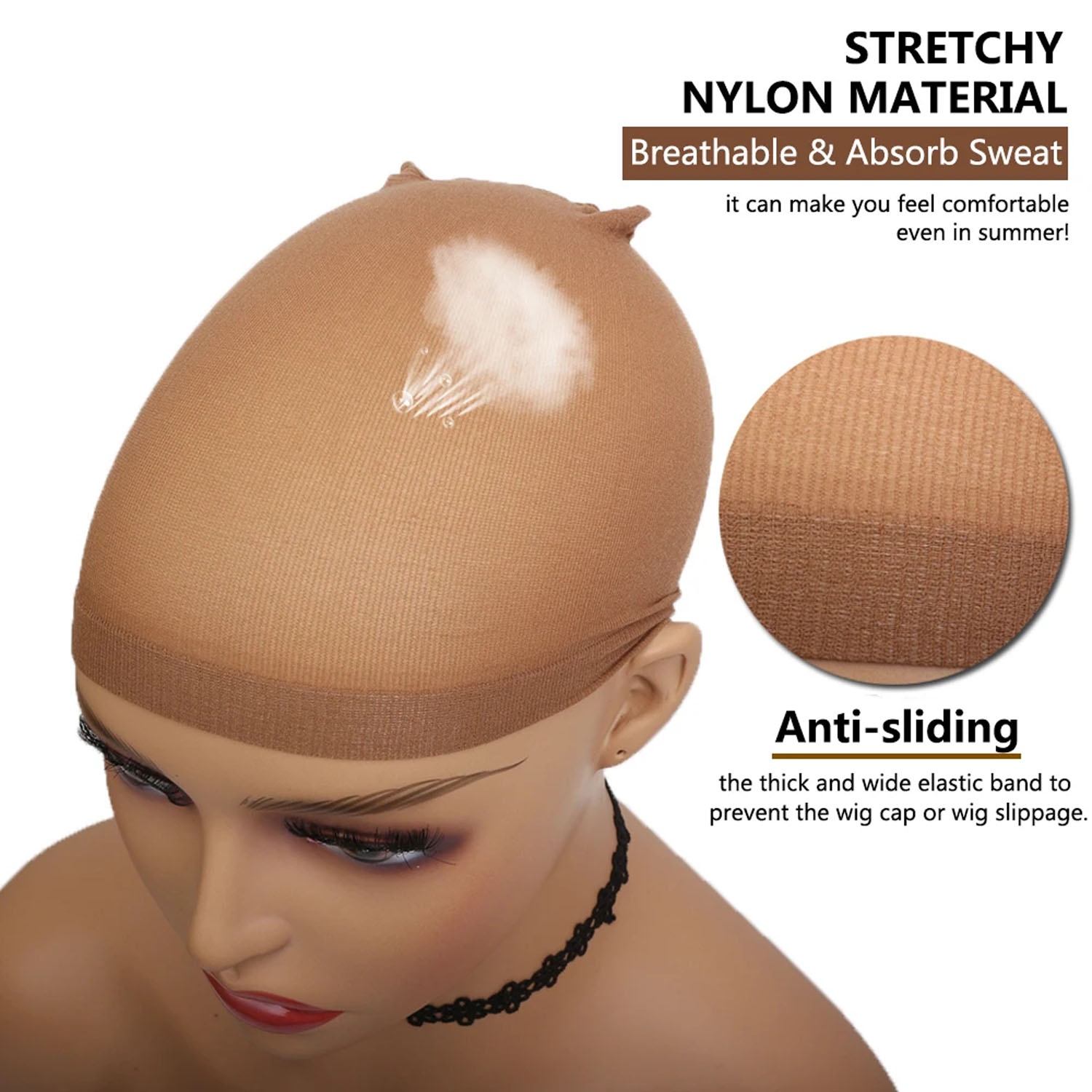 20/30PCS Cheap Hair New Stocki – Wig Cap Stocking Bewertung und Preis