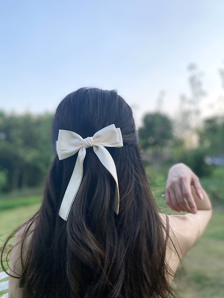 Korea Elegant Long Ribbon Bow  – Bobby Pin Bulk Bewertung und Preis