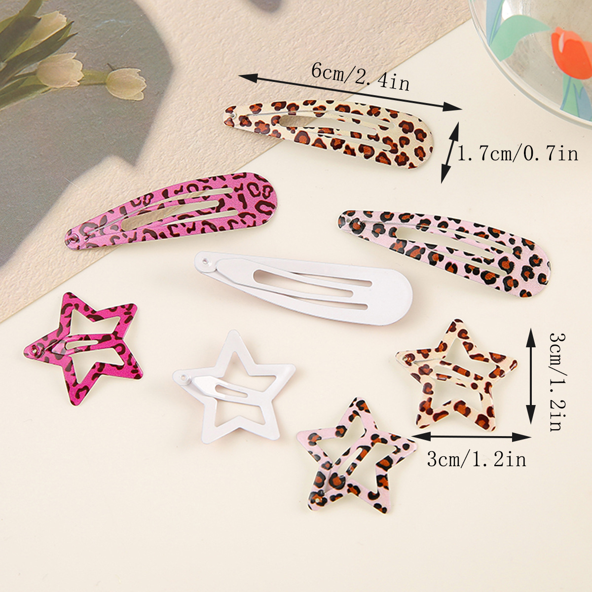Simple Leopard Print Hairpins  – Bobby Pin Bulk Bewertung und Preis