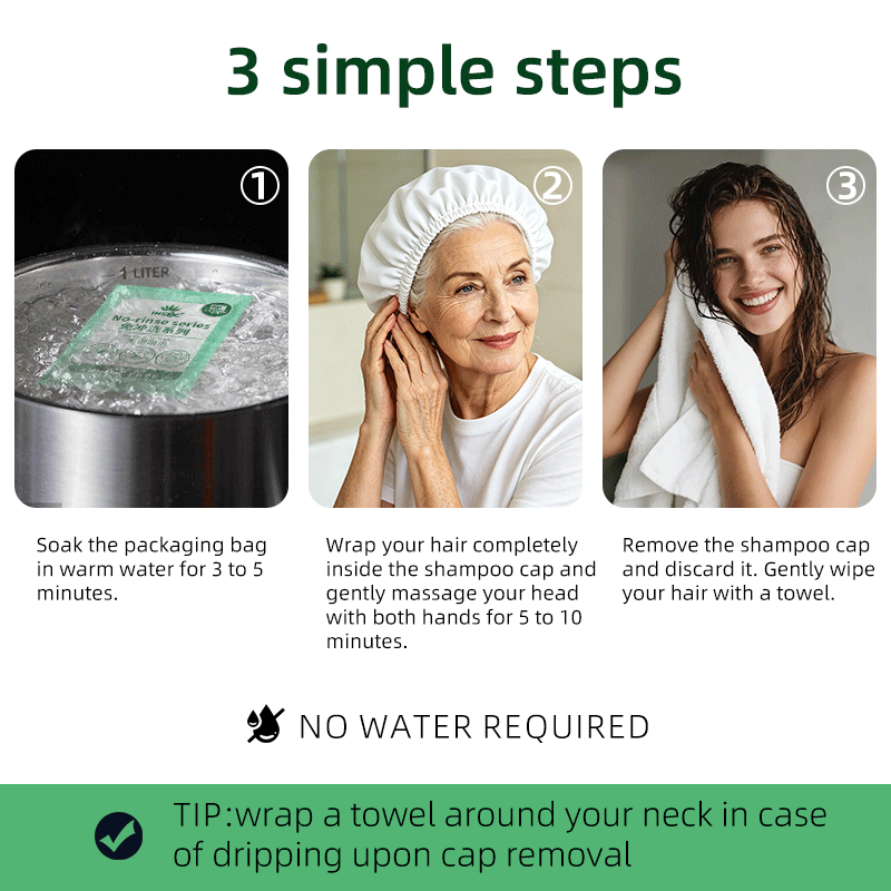 Disposable Waterless Shampoo C – Hair Care With Aloe Vera Bewertung und Preis