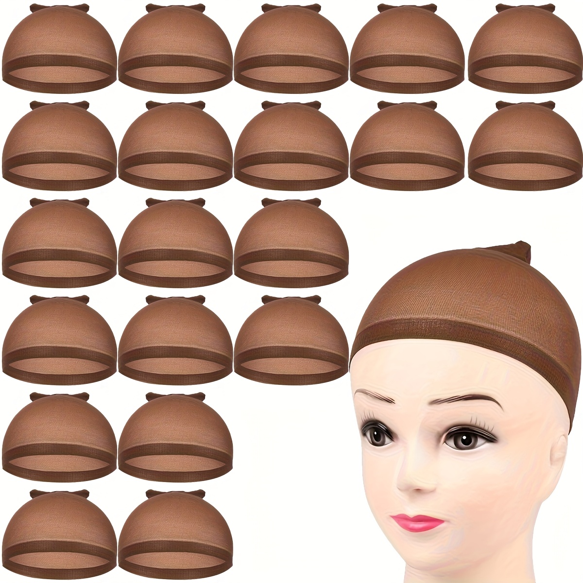 20pcs nylon wig cap stockings  – Wig Cap Stocking Bewertung und Preis